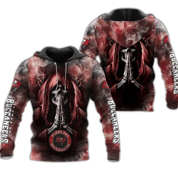 Nfl Tampa Bay Buccaneers Skull Halloween 3d All Over Printed Hoodie 3d For Fans 3178 Meteew 7720