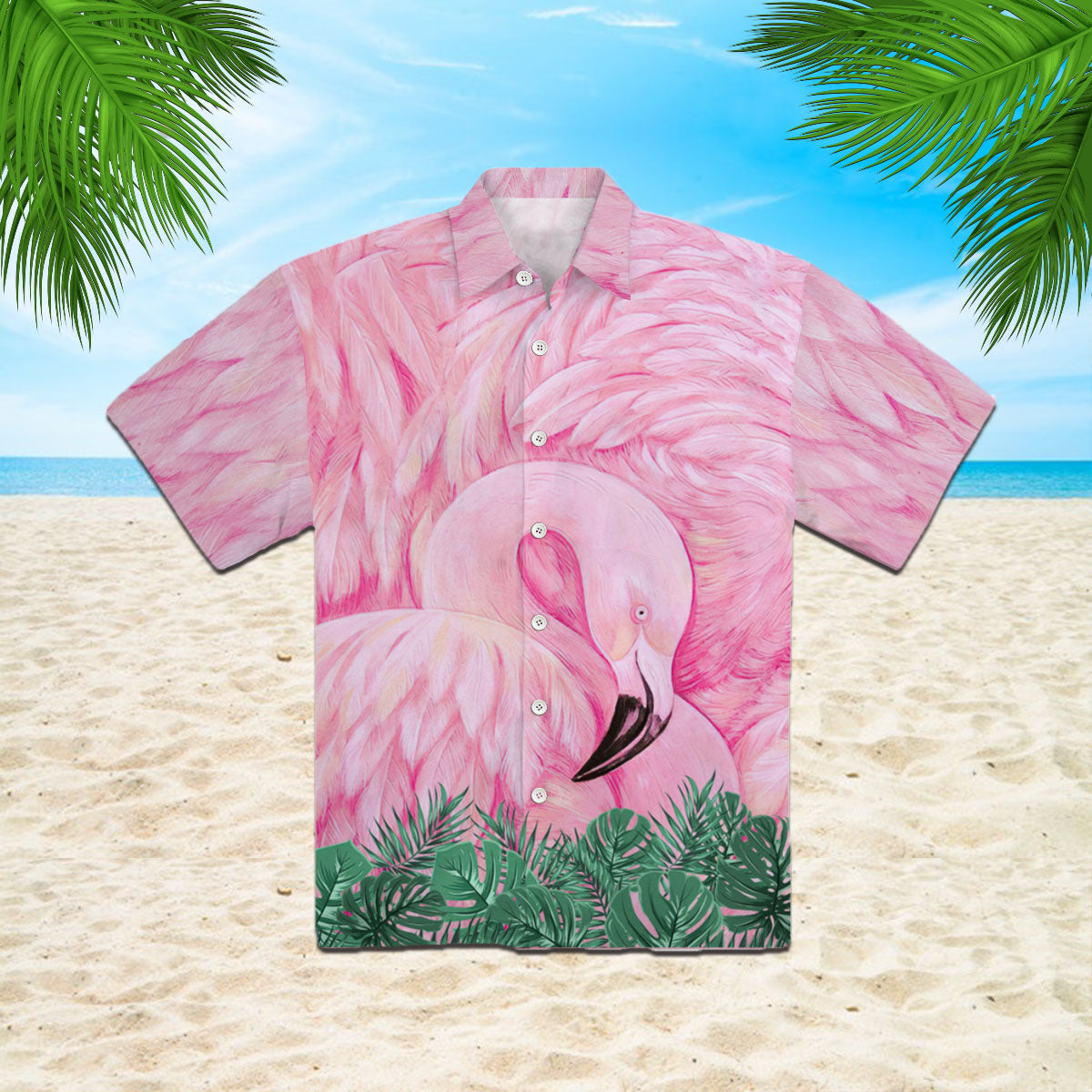 Pink Flamingo Hawaiian Shirt For Men & Women Adult WT5403 - Meteew