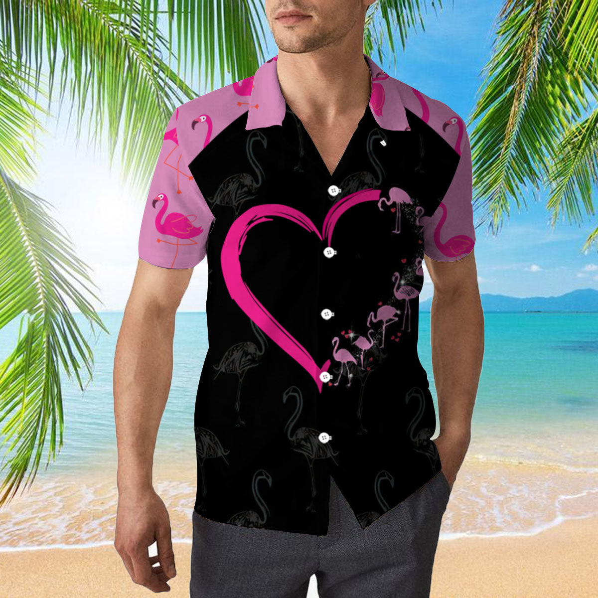 Pink Flamingo Hawaiian Shirt For Men & Women WT5409 - Meteew