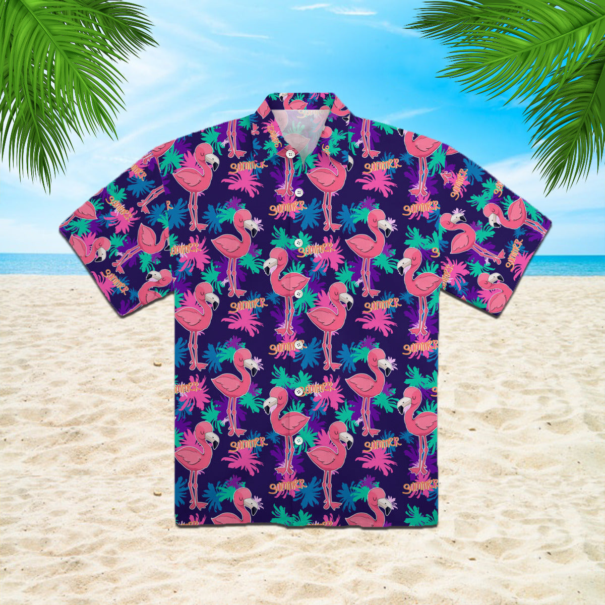 Pink Flamingo Hello Summer Hawaiian Shirt For Men & Women WT6696 - Meteew