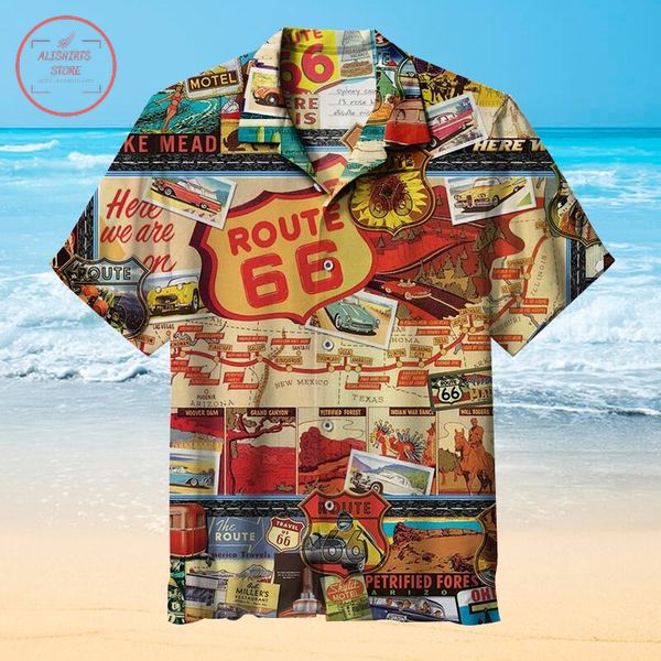 Route 66 Hawaiian Shirts For Men’s and Women’s – Meteew