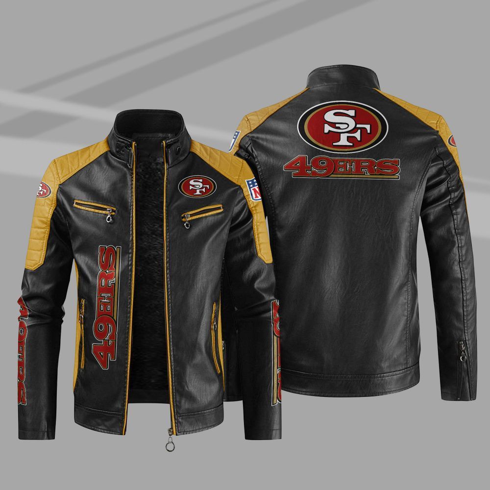 San Francisco 49ers 2DA2836 NFL Sport Leather Jacket - Meteew