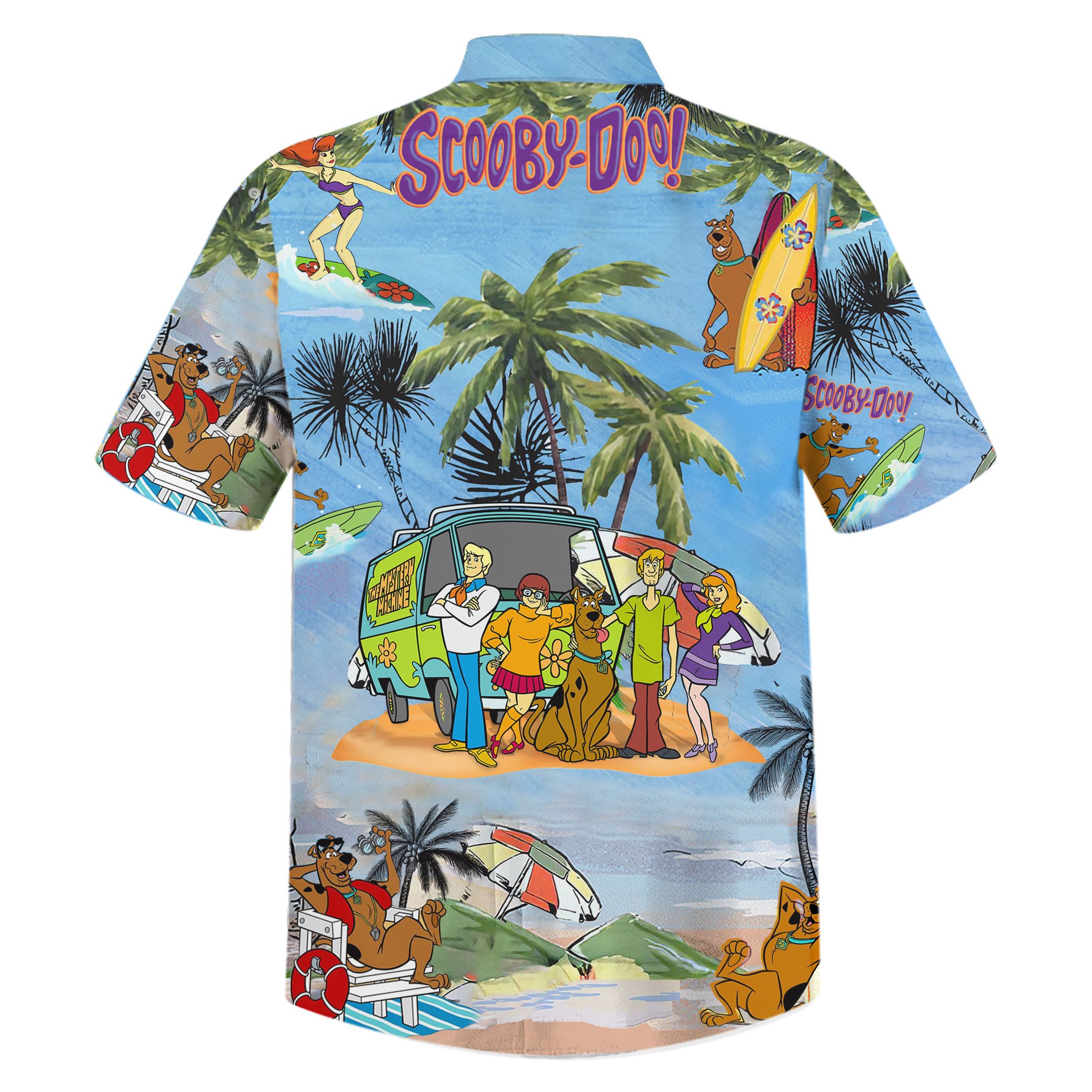 Scooby Doo Summer Beach HAWAIIAN SHIRT – Meteew