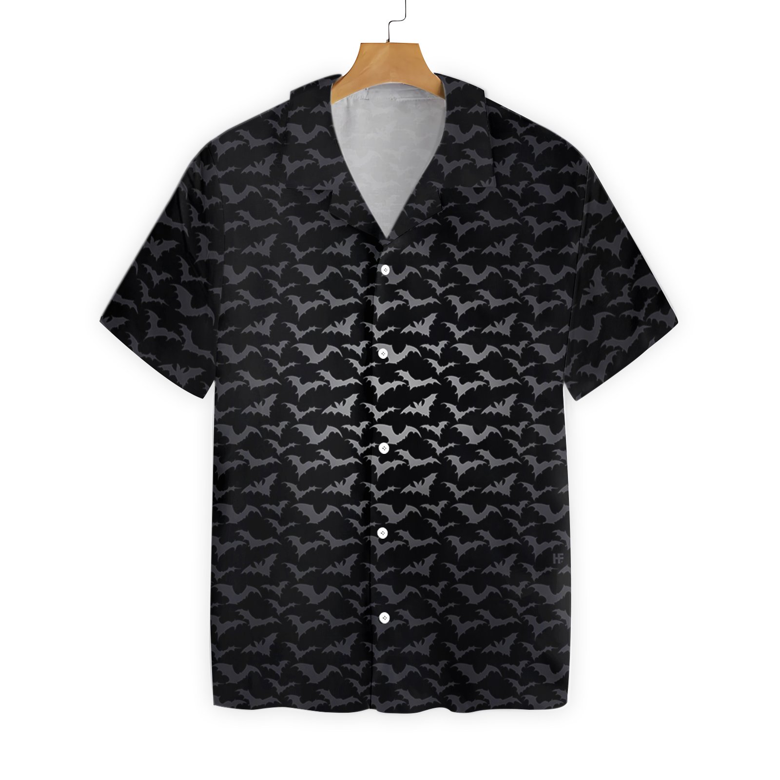 Seamless Bat Goth Hawaiian Shirt - Meteew