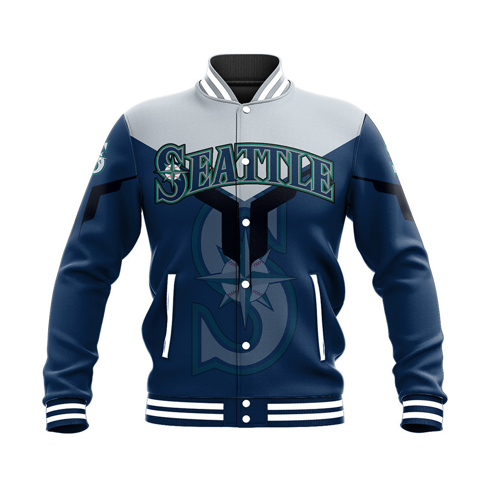 Seattle Mariners Baseball Jacket Drinking Style - MLB - Meteew