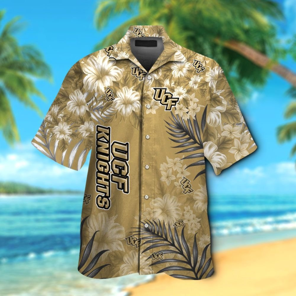 Ucf Knights Short Sleeve Button Up Tropical Aloha Hawaiian Shirts Shirt ...