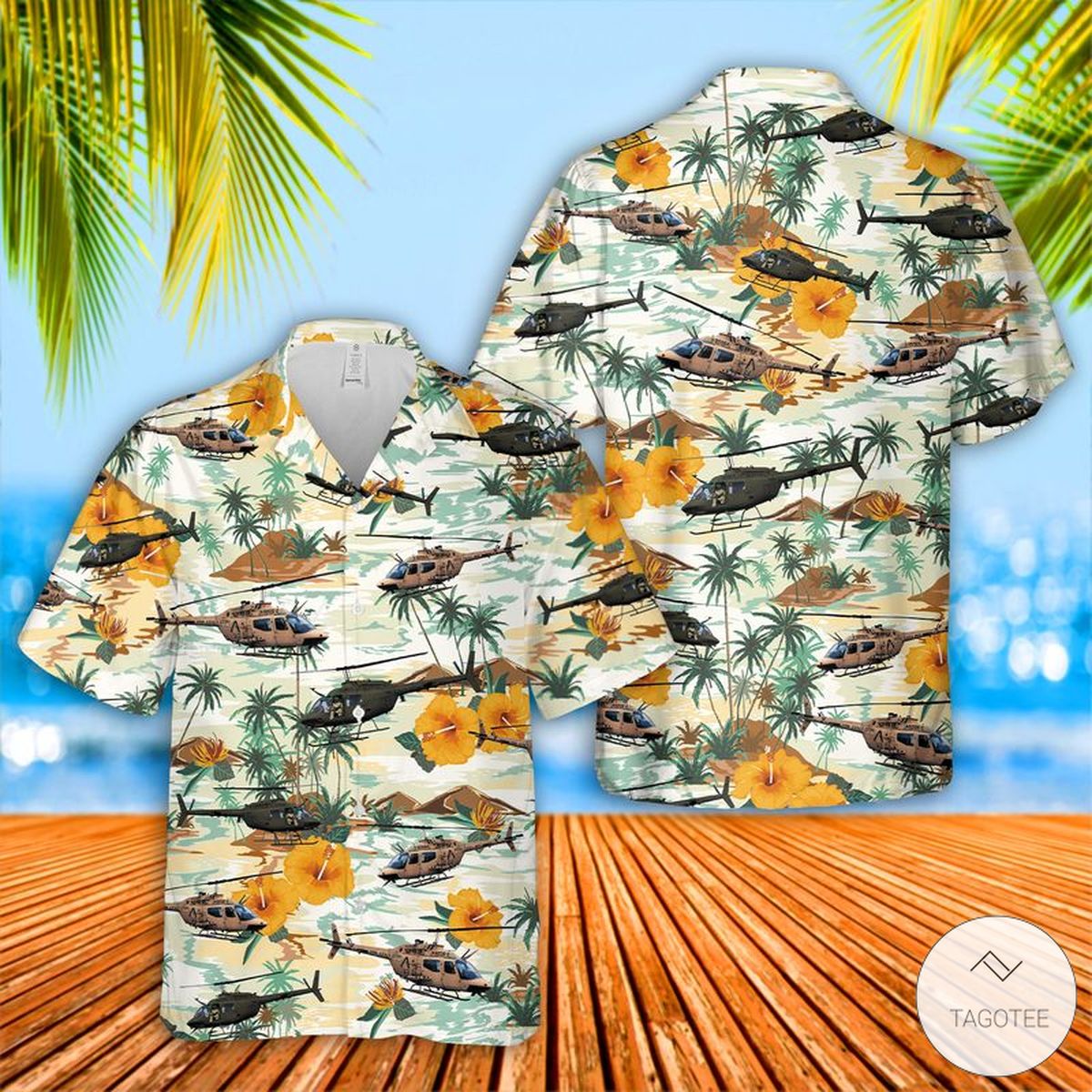 Us Army Bell Oh-58a Kiowa Hawaiian Shirts For Men’s and Women’s – Meteew