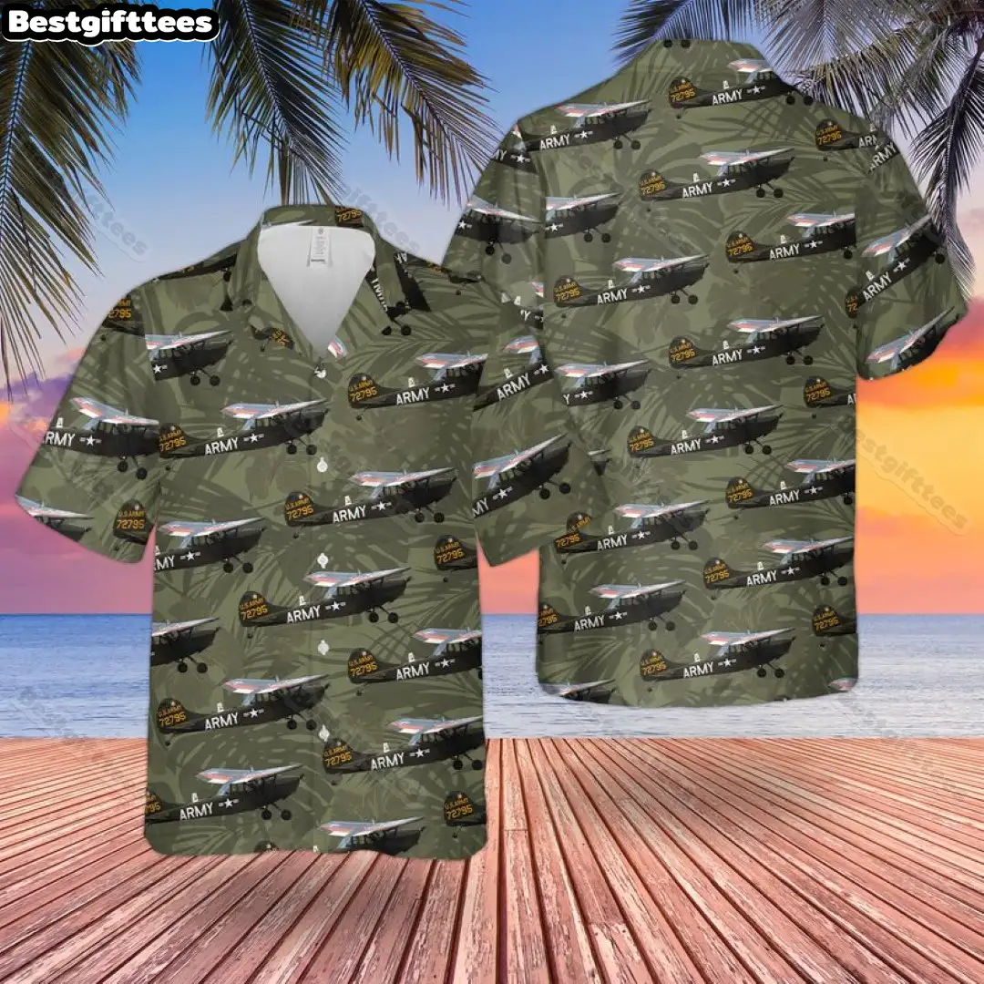 Us Army Cessna O 1 Bird Dog, Hawaii Summer Beach, Best Aloha Shirt – Meteew