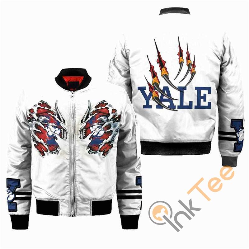 Yale Bulldogs Bomber Jacket Gift For Fans NCAA Claws 1