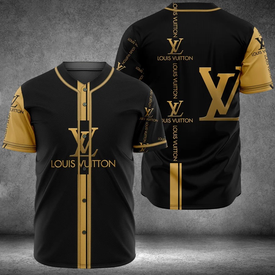 Buy Louis Vuitton Baseball Jersey Shirt Lv Luxury Clothing Clothes ...
