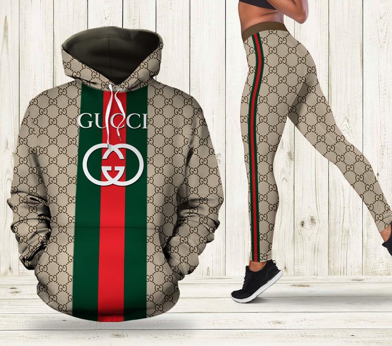 Gucci Stripe Hoodie Leggings Luxury Brand Clothing Clothes Outfit For ...