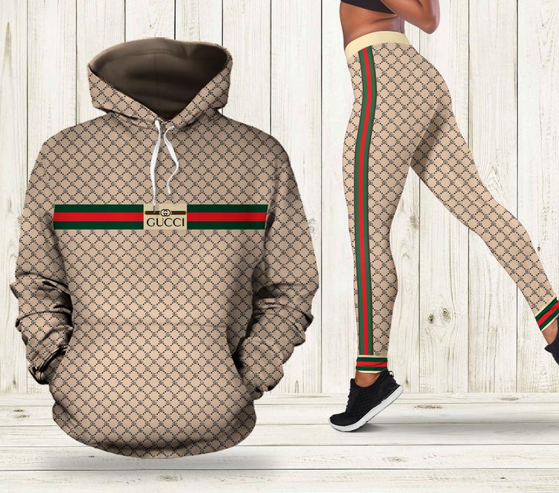 Gucci Stripe Hoodie Leggings Luxury Brand Clothing Clothes Outfit For ...