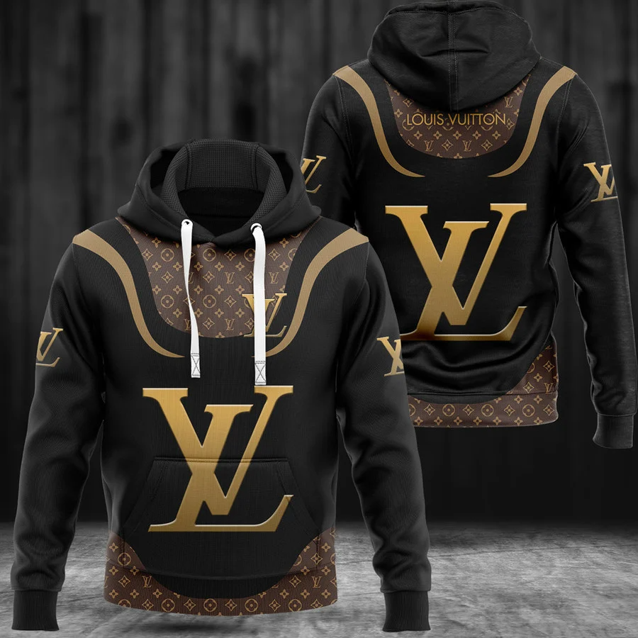 Louis Vuitton Unisex Hoodie For Men Women Lv Luxury Brand Clothing ...