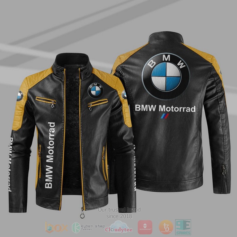 Buy Best Bmw Motorrad Block Pu Leather Jacket – Meteew