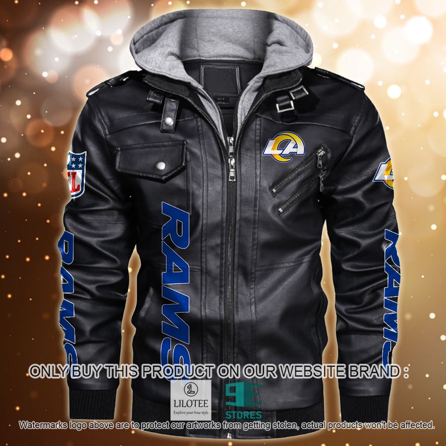 Buy Personalized Nfl Horror Characters Los Angeles Rams Leather Jacket ...