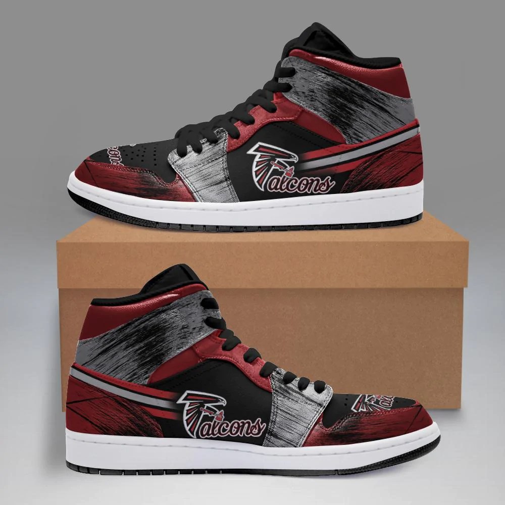 Buy Atlanta Falcons X Atlanta Braves AJ1 Sneakers Shoes T1909-04 - Meteew