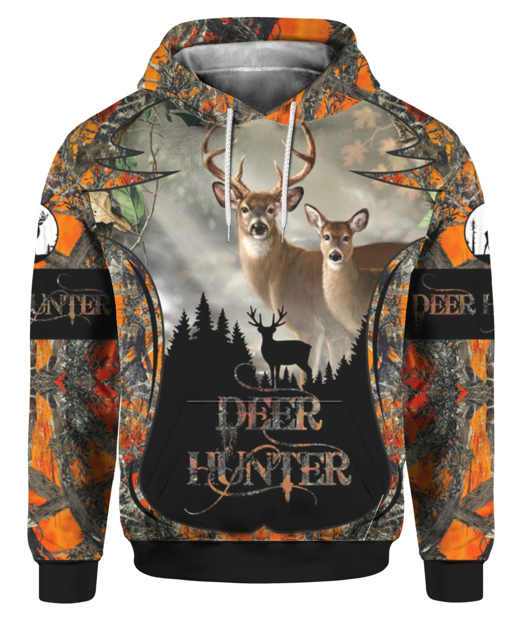 Buy Deer Hunting 3D All Over Print Hoodie Unisex Full Size Adult ...
