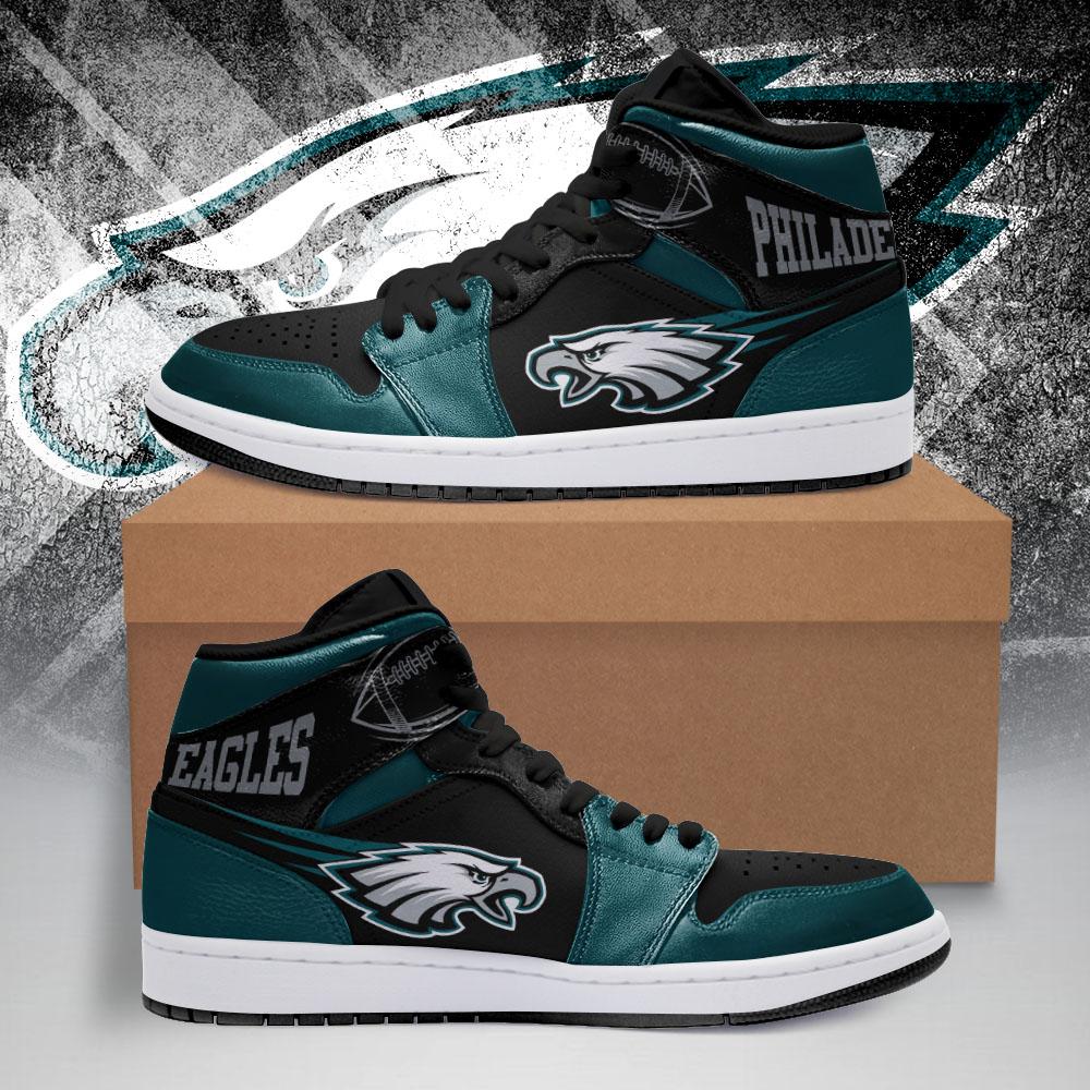 Buy NFL Philadelphia Eagles AJ1 Sneaker For Fan L2309 24 - Meteew