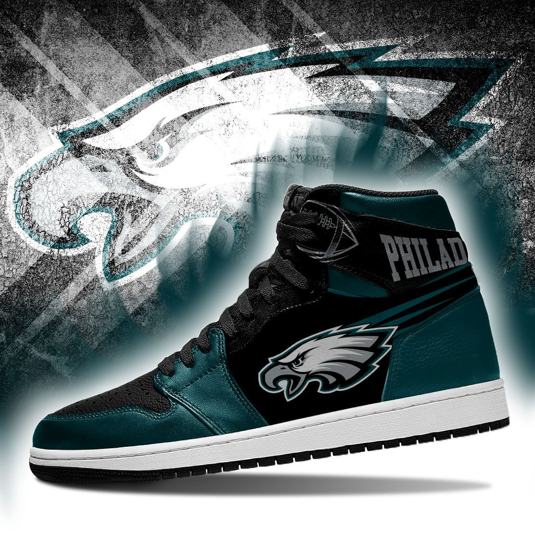 Buy NFL Philadelphia Eagles AJ1 Sneaker For Fan L2309 24 - Meteew