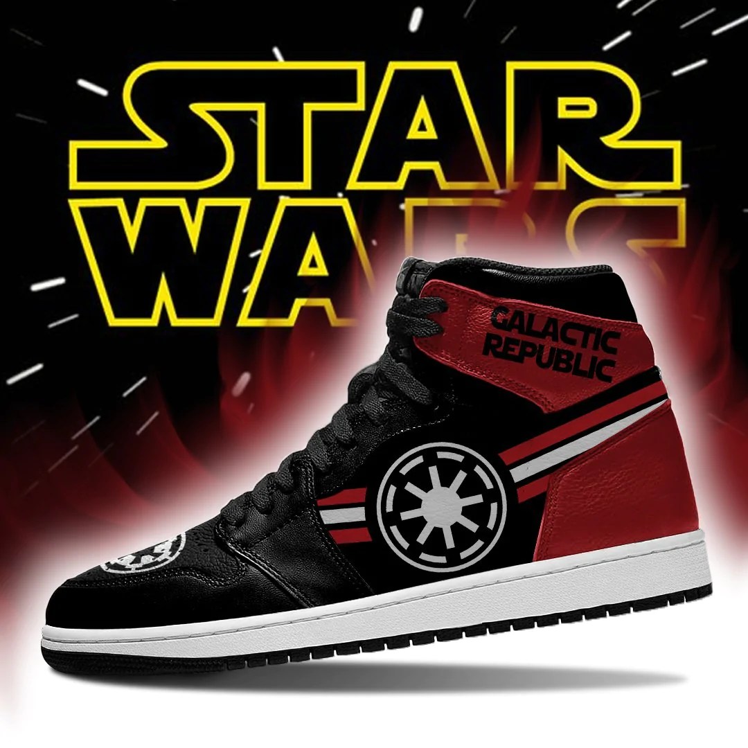 Buy Star War Galactic Republic AJ1 Sneakers Shoes T2309-04 - Meteew