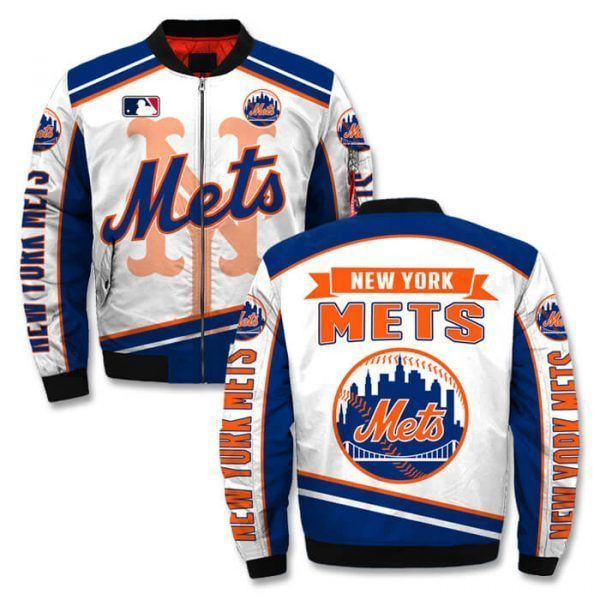 New York Mets Printful 3D B0mb.er Jacket W348 Meteew