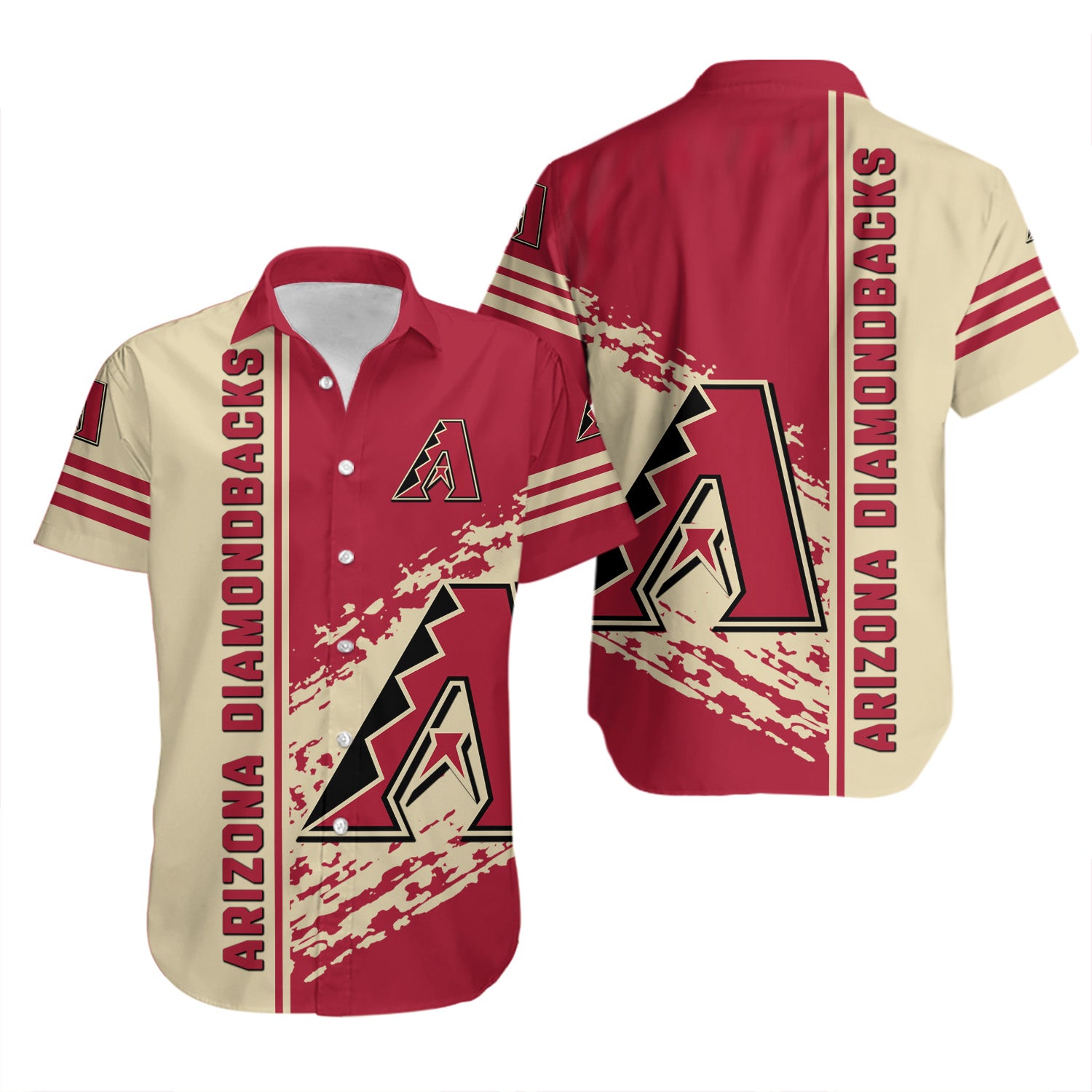 Arizona Diamondbacks Hawaiian Shirt Quarter Style - MLB 1