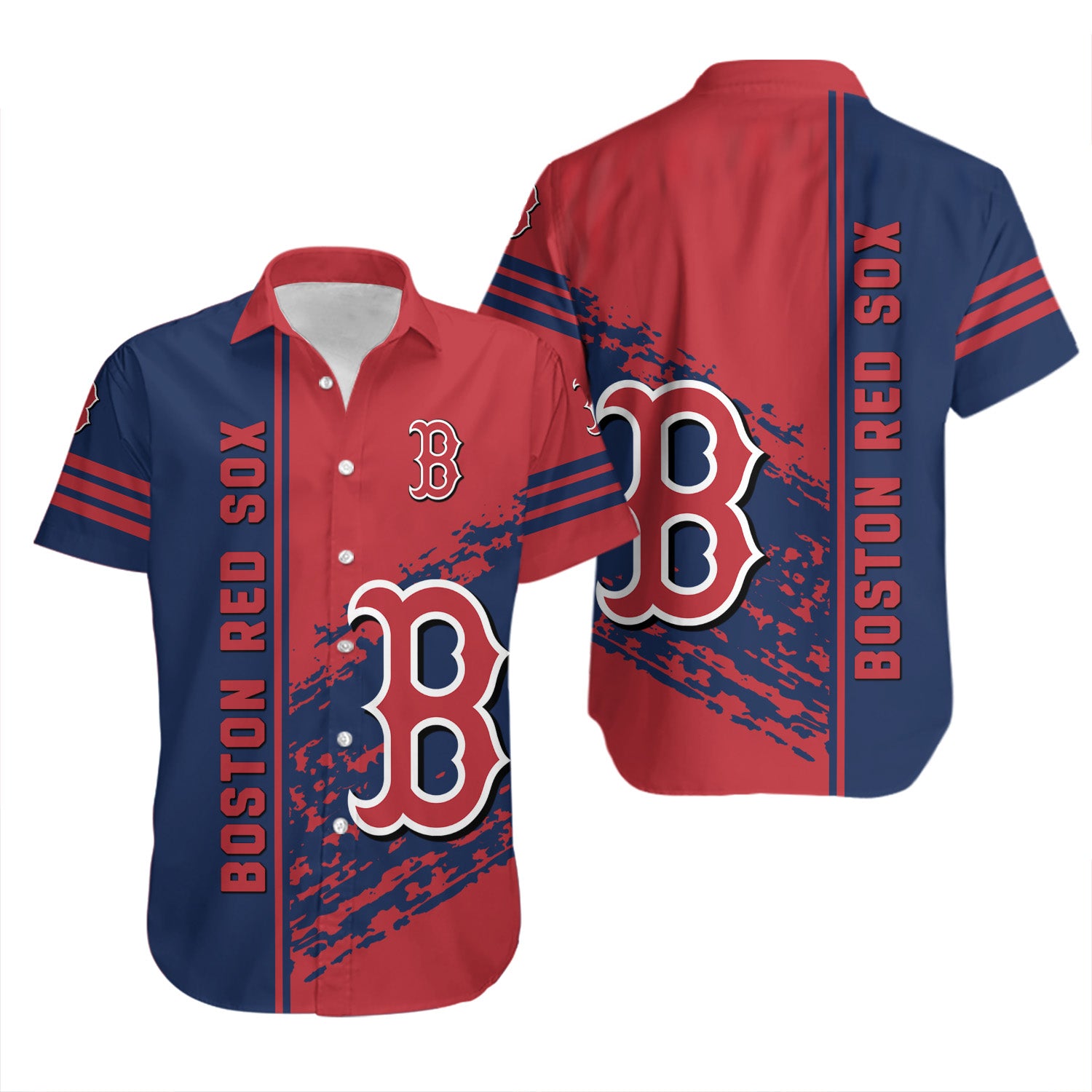 Boston Red Sox Hawaiian Shirt Quarter Style - MLB 1