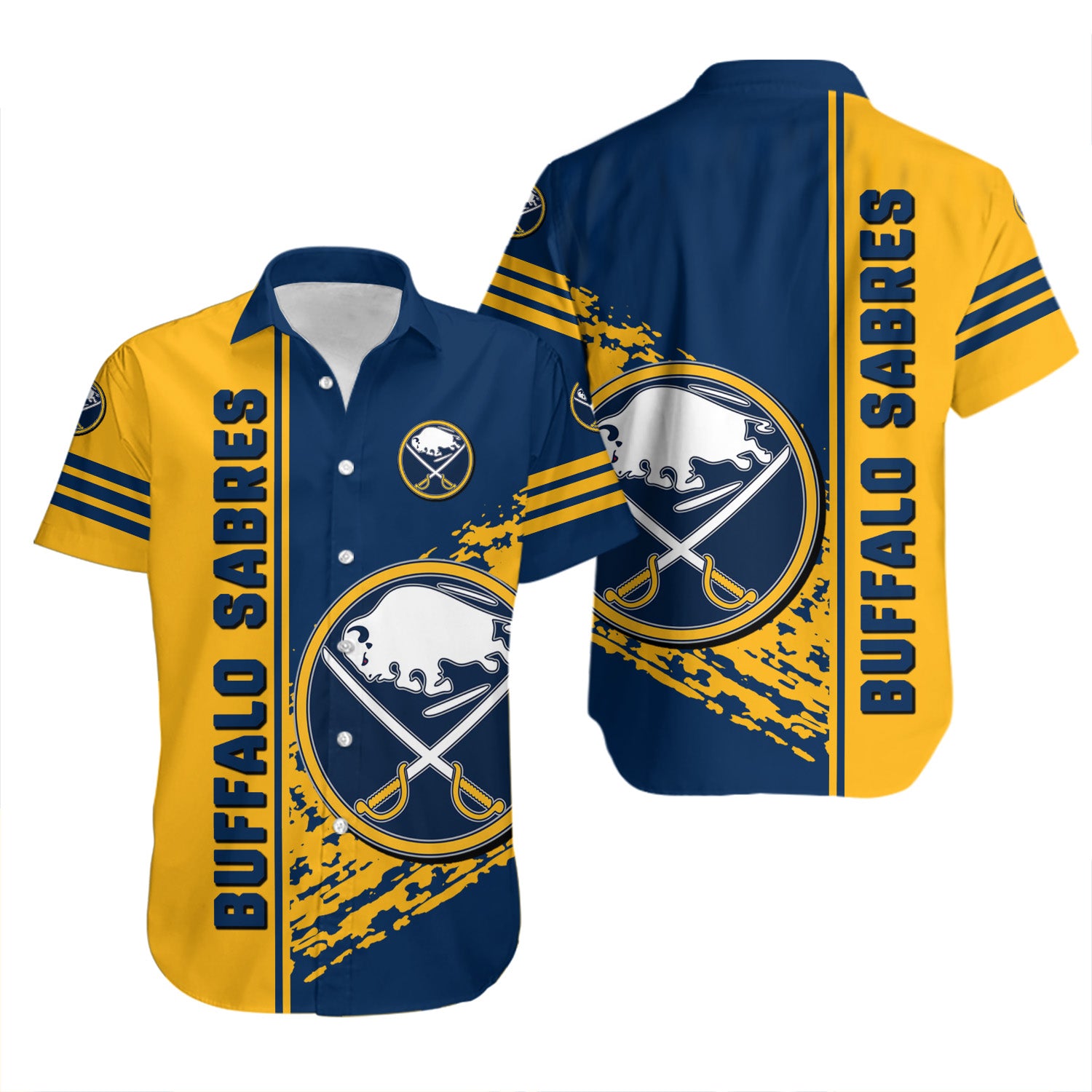 Buffalo Sabres Hawaiian Shirt Quarter Style - NHL 1