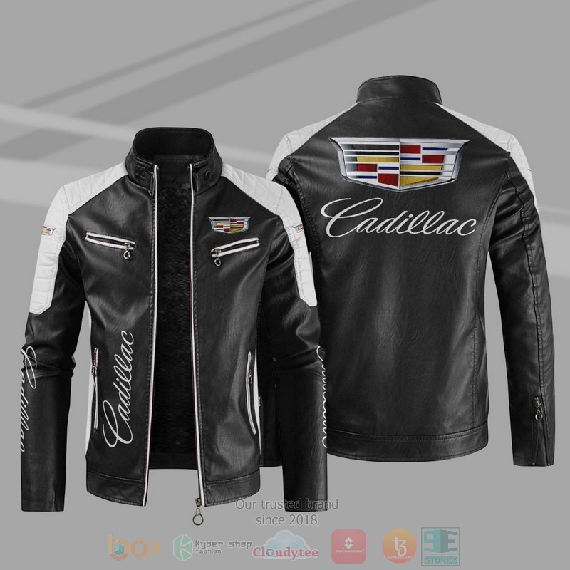 Cadillac Block Leather Fleece Jacket - Meteew