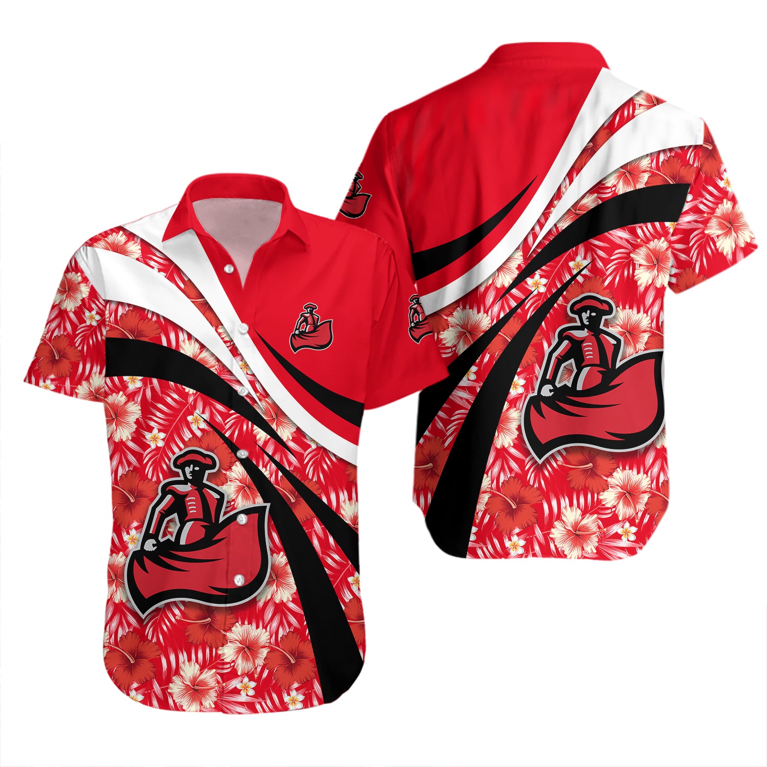 Cal State Northridge Matadors Hawaiian Shirt Set Hibiscus Sport Style 2