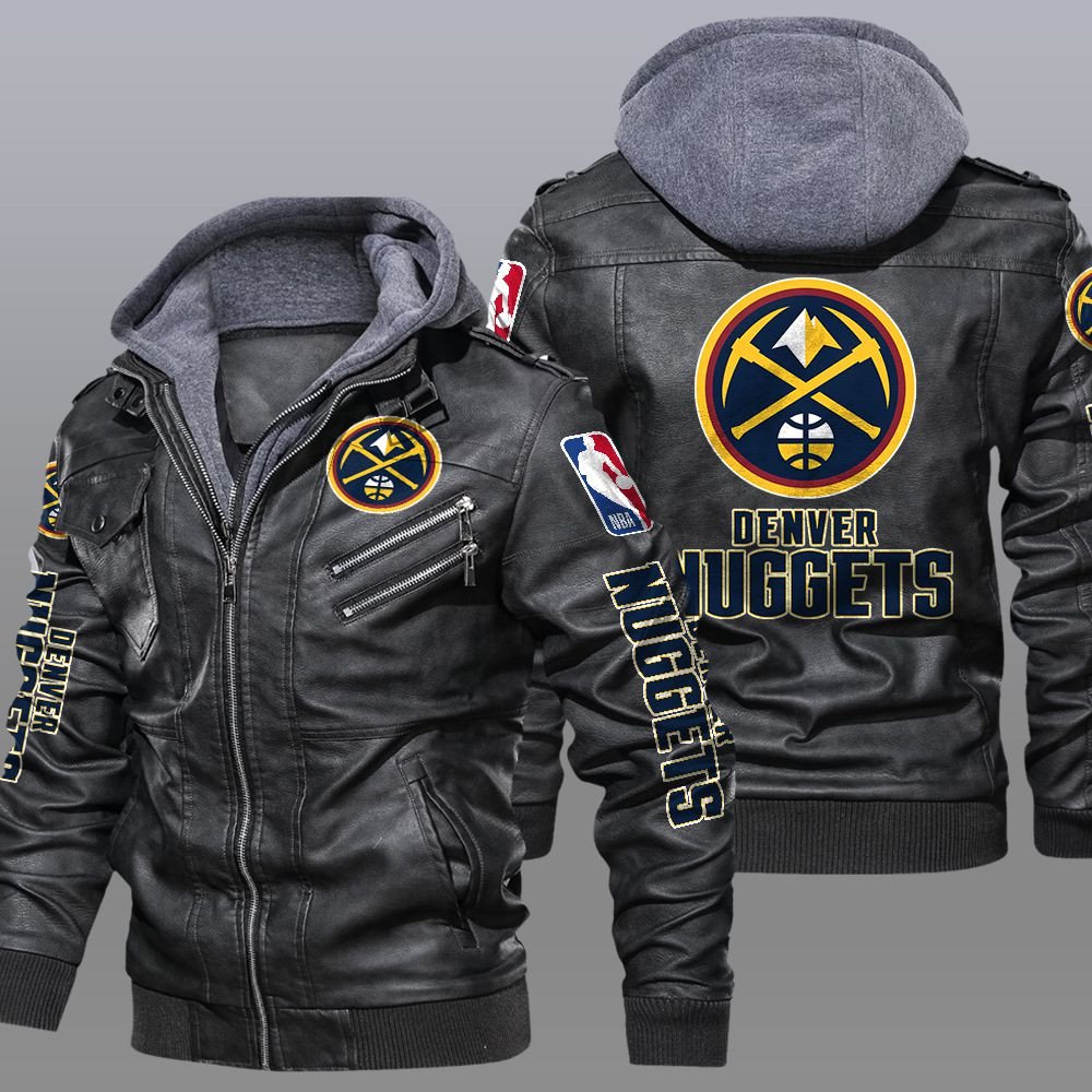 Denver Nuggets 2DE0805 NBA Leather Jacket 2D - Meteew