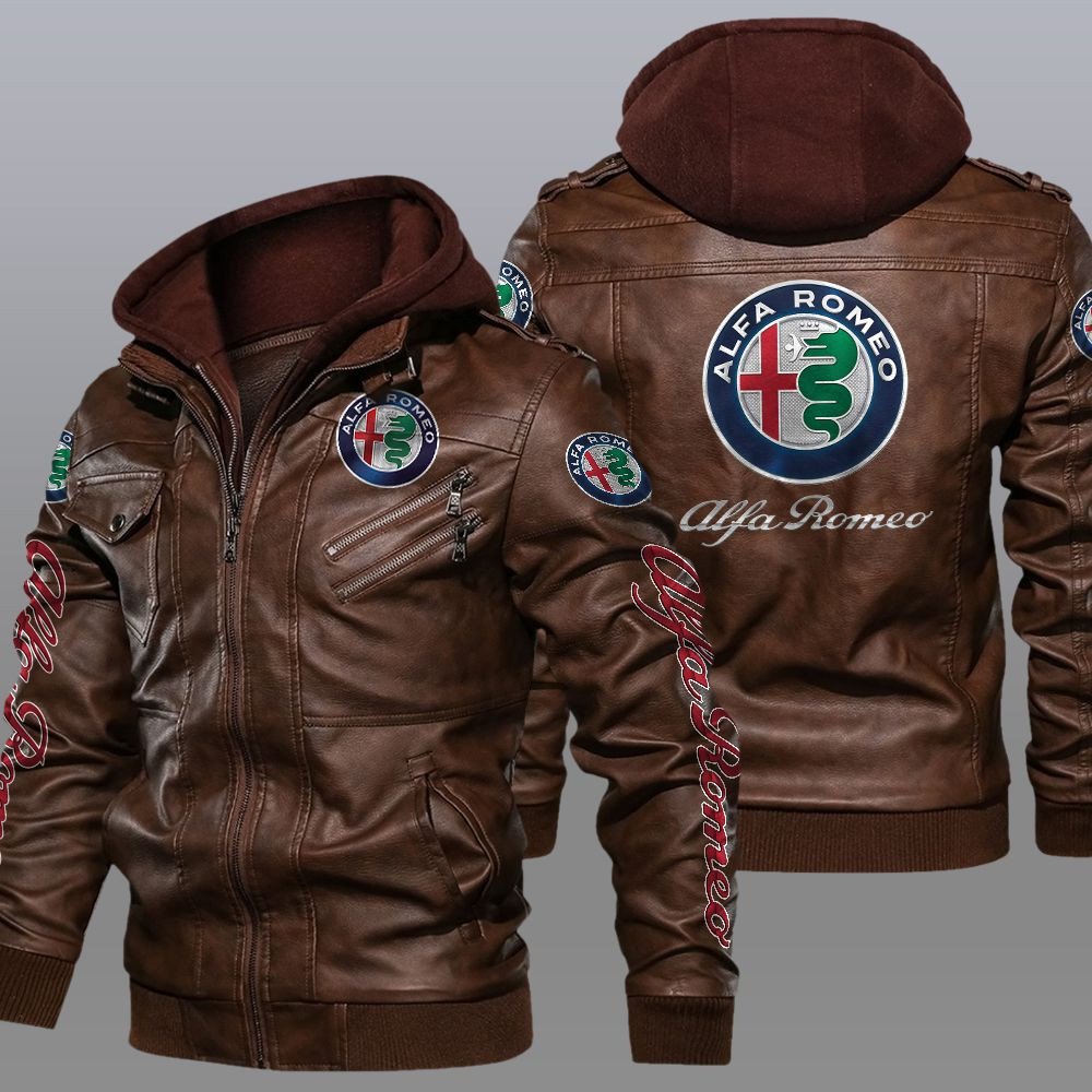 Hot Alfa Romeo Leather Jacket - Meteew