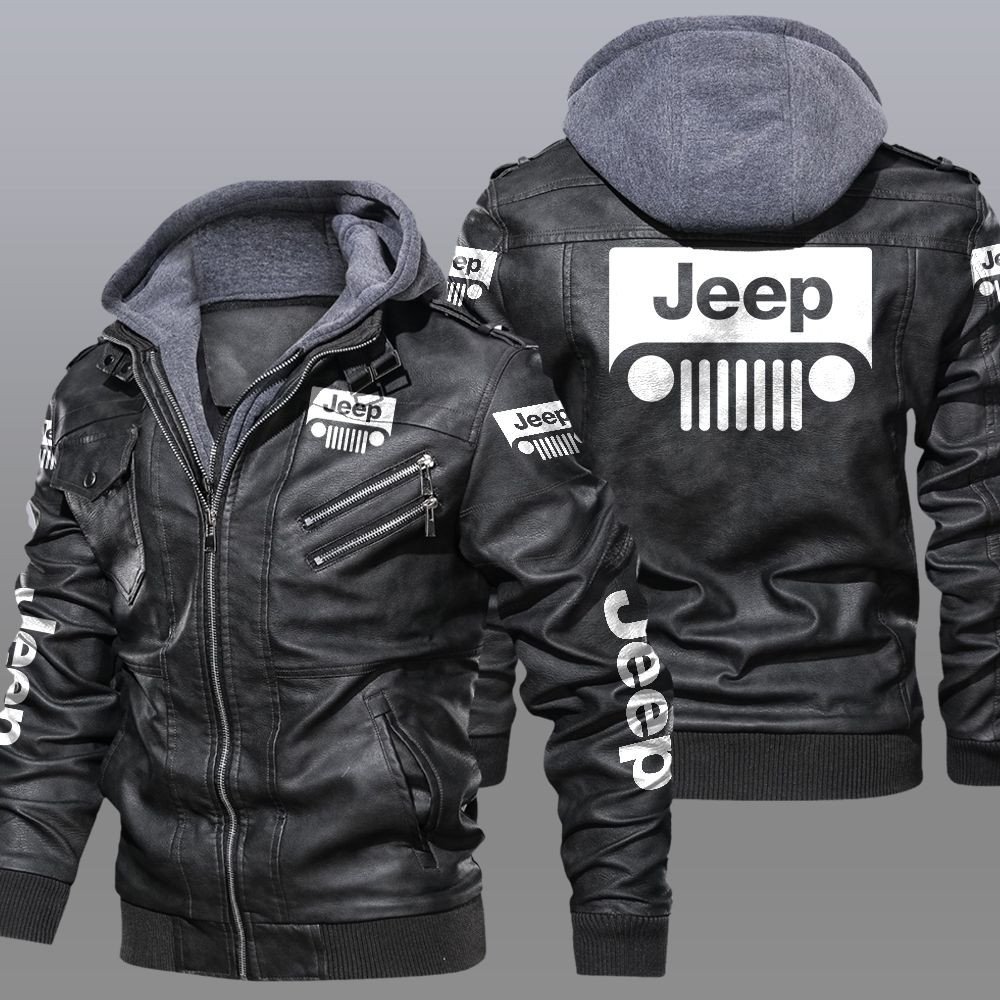 Hot Jeep Leather Jacket - Meteew