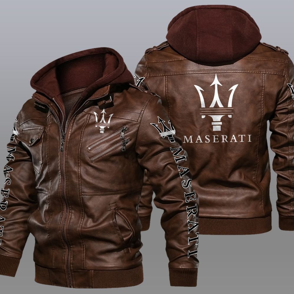 Hot Maserati Leather Jacket - Meteew