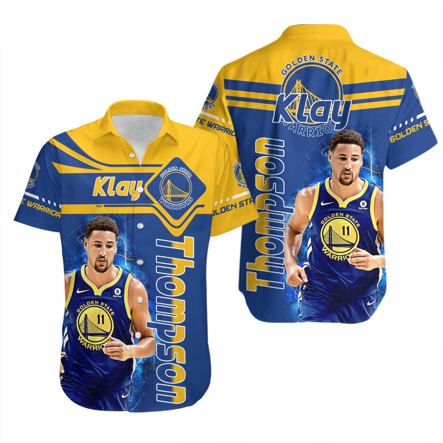 Klay Thompson Golden State Warriors Hawaiian Shirt - NBA 1