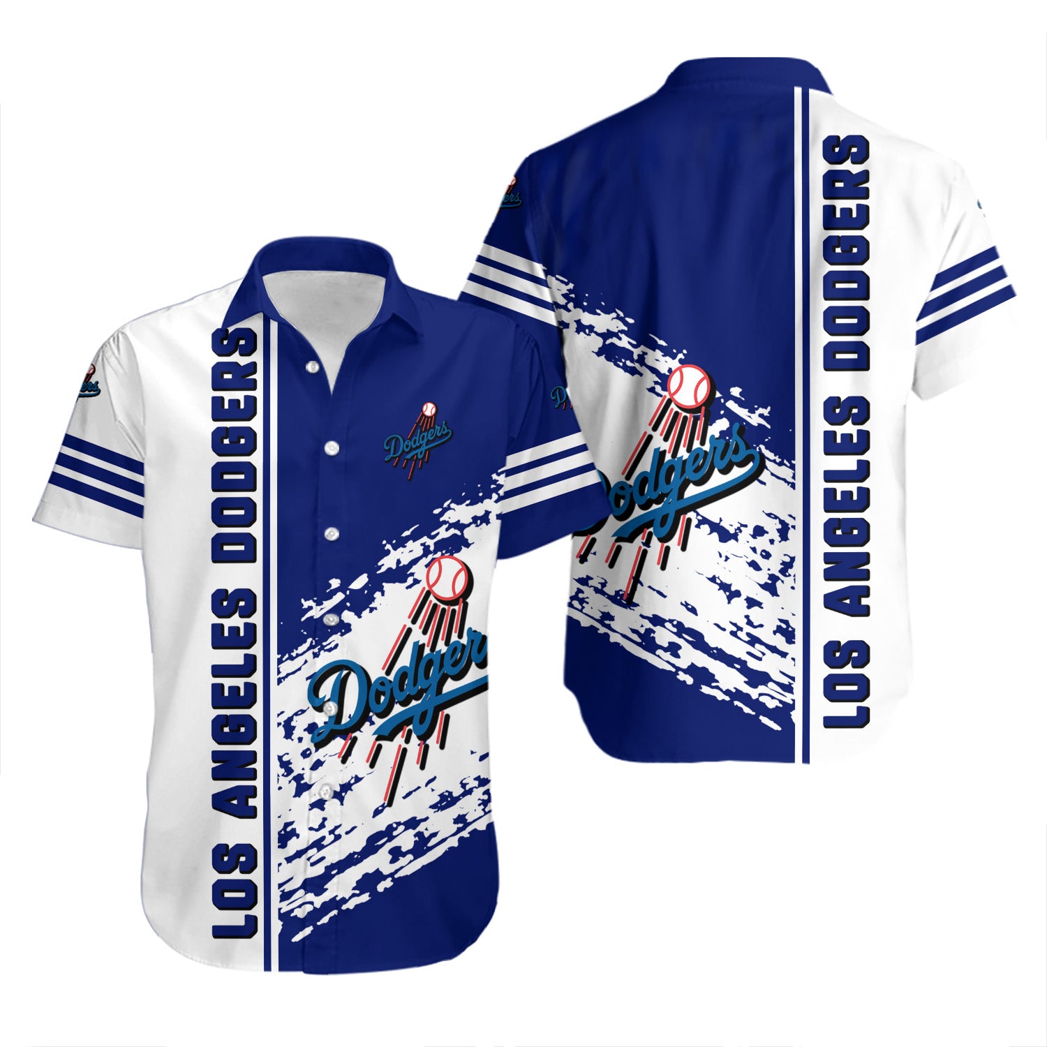 Los Angeles Dodgers Hawaiian Shirt Quarter Style - MLB 1