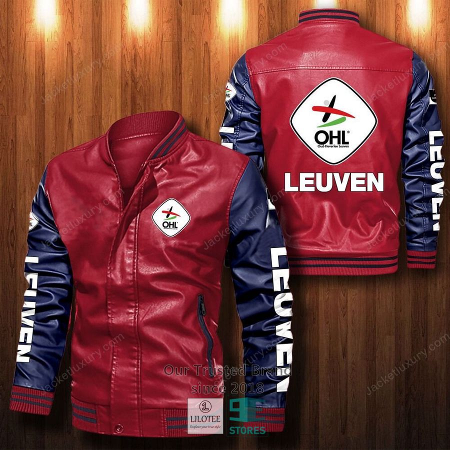 Oud-Heverlee Leuven 2D Flying Leather Jacket - Meteew