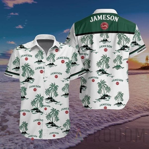 Boho Tropical Palm Jameson Hawaiian Shirt Set - Meteew