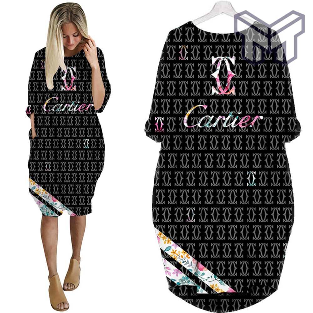 Cartier Black Batwing Pocket Dress Luxury Brand Clothing Clothes Outfit ...