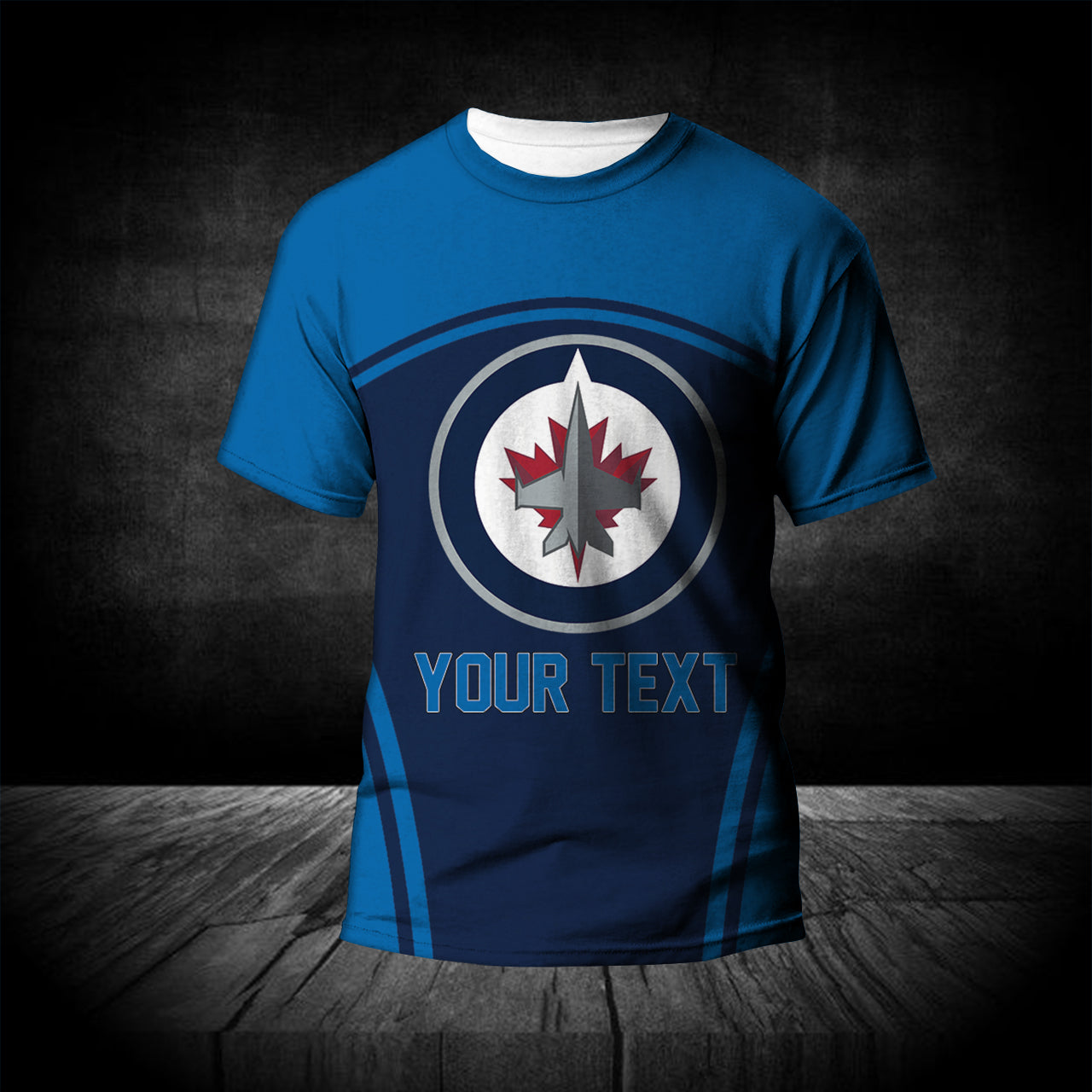 Winnipeg Jets T-shirt Curve Style Sport Gift For Fans NHL - Meteew
