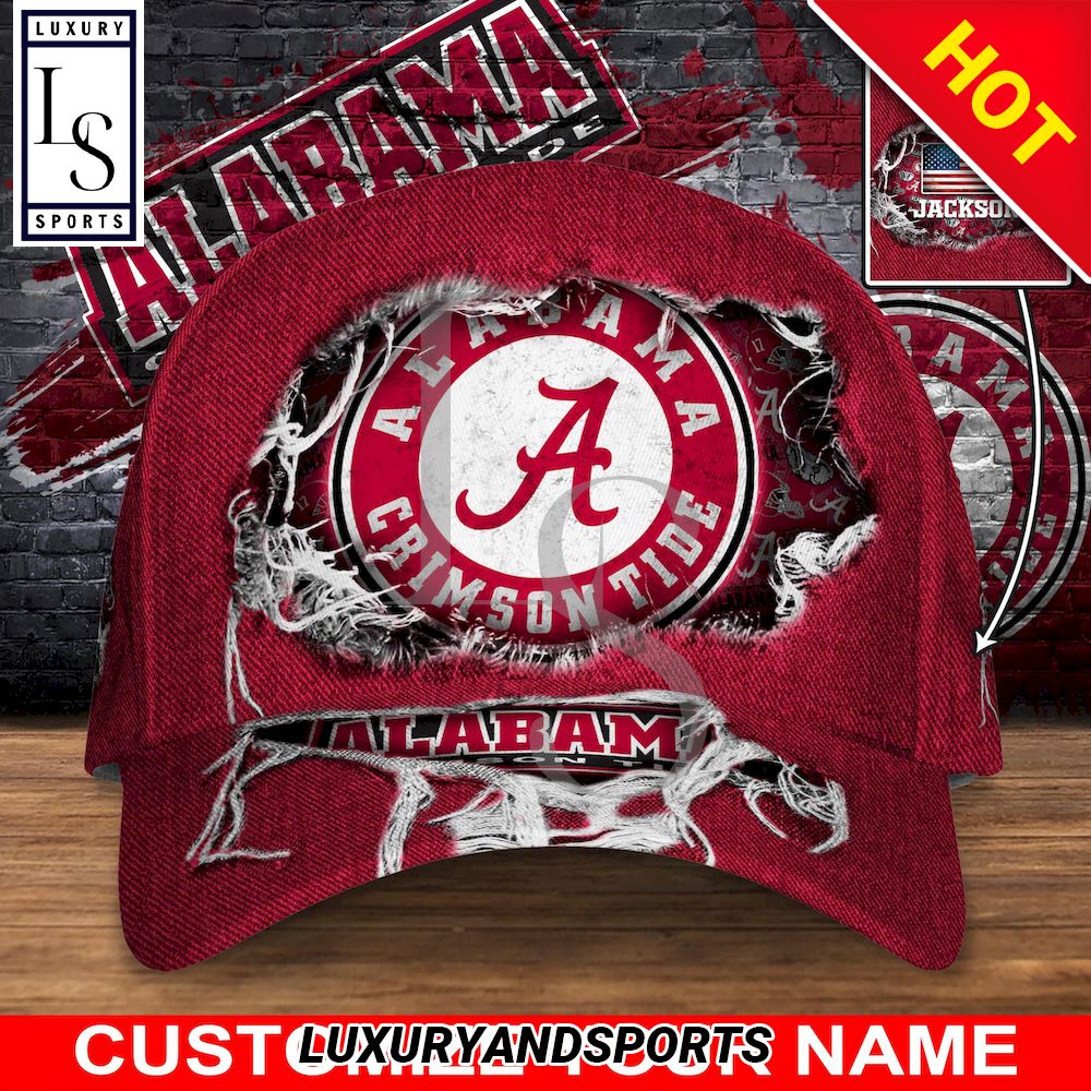 Alabama Crimson Tide New Trending Custom Name Classic Cap