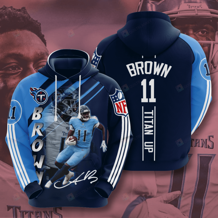 Antonio Brown Tennessee Titans Unisex All Over Print Hoodie