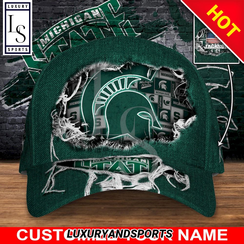 Michigan State Spartans New Trending Custom Name Classic Cap