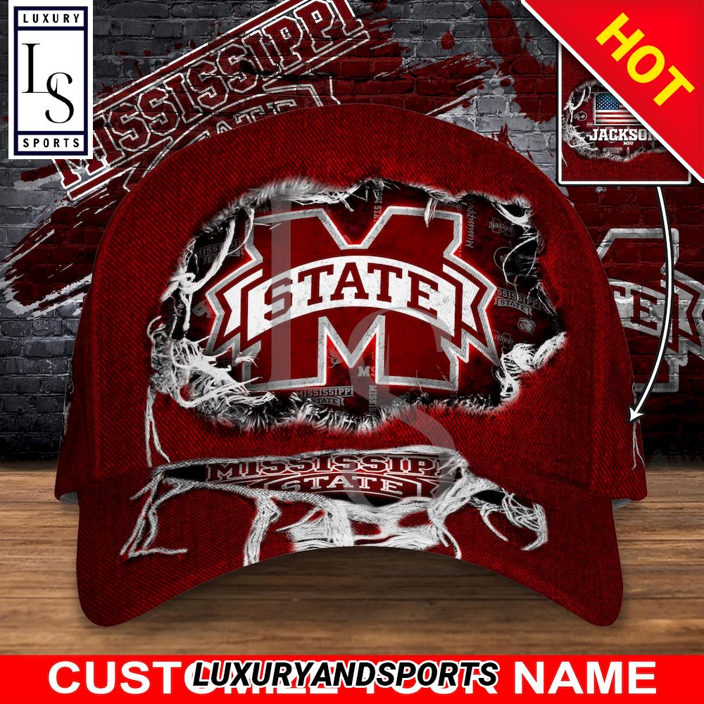 Mississippi State Bulldogs New Trending Custom Name Classic Cap