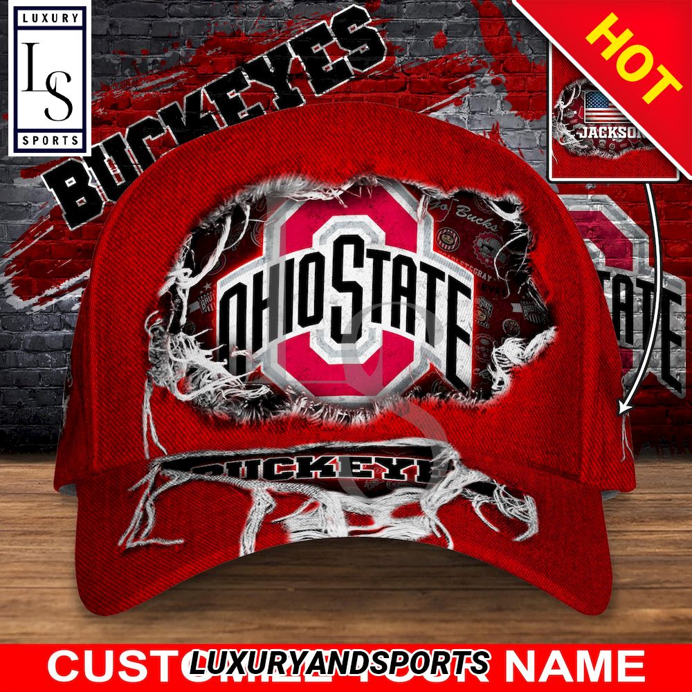 Ohio State Buckeyes New Trending Custom Name Classic Cap