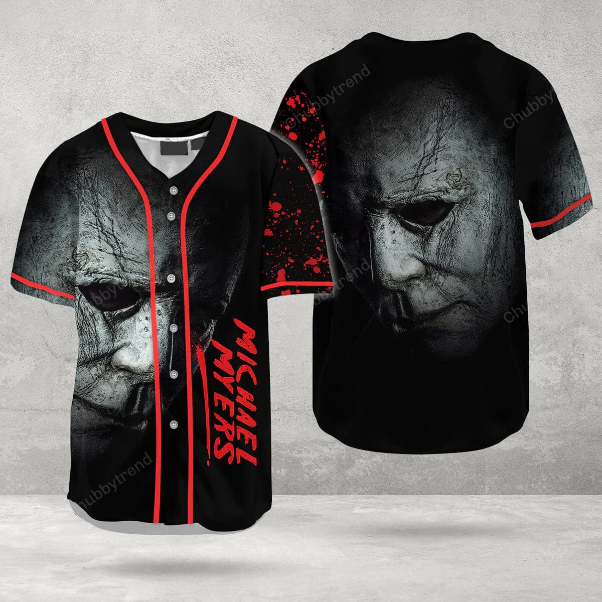 Halloween Returns Michael Myers Character Unisex Full-print Baseball Jersey Shirt